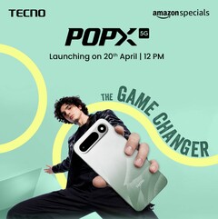 Le Tecno Pop X 5G sera lancé en Inde le 20 avril 