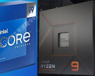 Les Intel Core i9-13900K et AMD Ryzen 9 7950X sont la crème des processeurs actuels. (Source de l'image : Intel (VideoCardz)/AMD - édité)