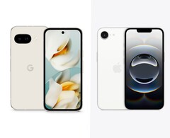 Le Pixel 9a et l&#039;iPhone 16e devraient être des concurrents directs (Image source : Winfuture / Apple)