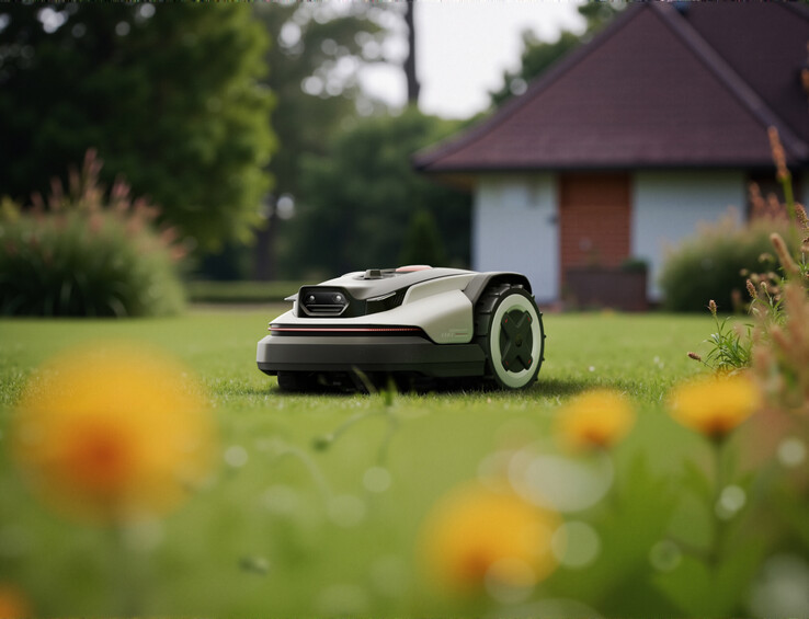 La tondeuse robot Roborock RockNeo Q1. (Source de l'image : Roborock)