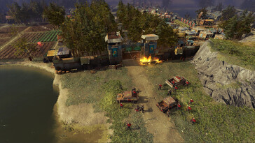 Une image illustrant une bataille dans « Surviving the Aftermath ».