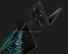 Le OnePlus Fold sera doté du curseur d'alerte caractéristique de l'entreprise. (Source de l'image : @OnLeaks &amp; SmartPrix)