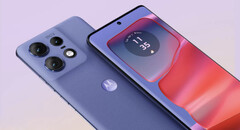 Motorola commercialisera le Edge 50 Pro en trois coloris, dont ce cuir végétal violet. (Source de l&#039;image : Motorola)