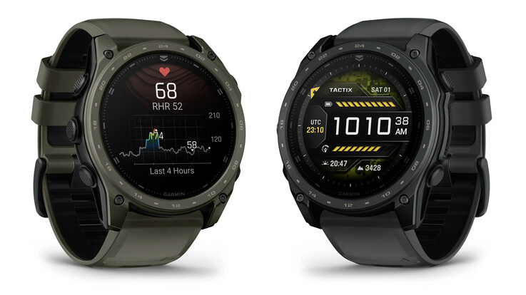 Garmin propose sa nouvelle version du Tactix 8 en deux couleurs. (Source de l'image : Garmin)