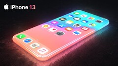 Un rendu de l&#039;iPhone 13. (Source : YouTube)