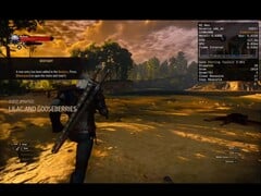 Le site Witcher 3 fonctionne sous macOS 26 Tahoe via Crossover et Game Porting Toolkit 3.0 sur un MacBook Pro M1 Max. (Source de l&#039;image : Blendlogic Tech sur YouTube)