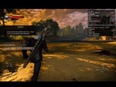 Le site Witcher 3 fonctionne sous macOS 26 Tahoe via Crossover et Game Porting Toolkit 3.0 sur un MacBook Pro M1 Max. (Source de l'image : Blendlogic Tech sur YouTube)