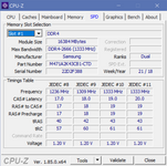 HP EliteBook 1050 G1 - CPU-Z : SPD.