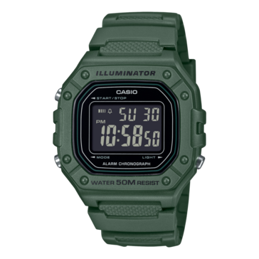 La montre Casio W-218H-3BV. (Source de l'image : Casio)