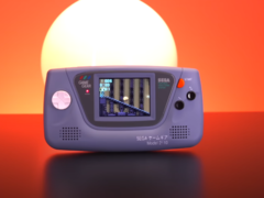 La SEGA Game Gear personnalisée en question avec de nombreuses améliorations sous le capot. (source de l'image : Macho Nacho Productions YT)