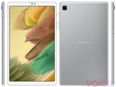 Galaxy Rendu de la Tab A7 Lite : maintenant en argent. (Source : Voice)