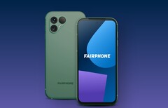 Le Fairphone 5 en vert mousse est une édition communautaire spéciale. (Source de l'image : Fairphone)