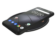 Le nouveau Gigaset GS4 prend en charge la recharge sans fil jusqu'à 15 watts. (Source : Gigaset)