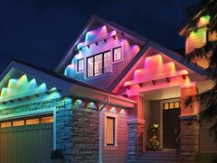 Les lampes d&#039;extérieur permanentes Prism (photo) de Govee sont lancées aux États-Unis. (Source : Govee)
