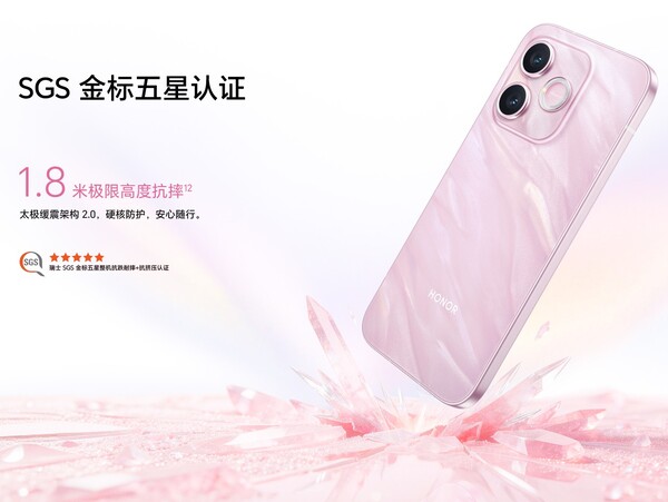 Le Honor X80i est plus résistant que son prédécesseur.