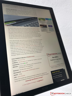 ThinkPad X1 Tablet G3 - Ciel nuageux (sans reflets).