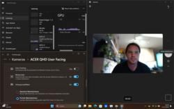 Windows Studio Effects et le gestionnaire des tâches