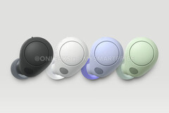 Le WF-C700N sera disponible en quatre couleurs et prendra en charge l&#039;ANC. (Source de l&#039;image : @OnLeaks &amp;amp; MySmartPrice)