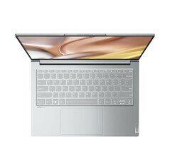 Lenovo Yoga Slim 7 Pro en Cloud Grey avec un écran en mylar. (Image source : Lenovo)