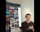 Mark Zuckerberg, PDG de Meta, parle de Apple Vision Pro, enregistré avec le système de réalité mixte de la Quest 3 (image : @zuck / Instagram)