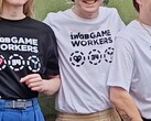 Des employés licenciés de Rockstar arborent des t-shirts pour soutenir leur bataille juridique.
