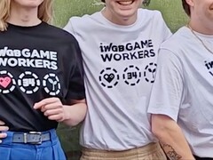 Des employés licenciés de Rockstar arborent des t-shirts pour soutenir leur bataille juridique.