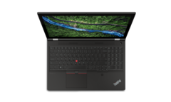 Lenovo ThinkPad P15 Gen 2 - Vue de dessus. (Image Source : Lenovo)