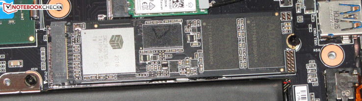 Un SSD NVMe sert de moteur au système.