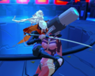 Furi possède un style artistique unique, mais surtout, le jeu a reçu beaucoup d'éloges pour sa bande sonore riche en synthétiseurs. (Source de l'image : Steam)