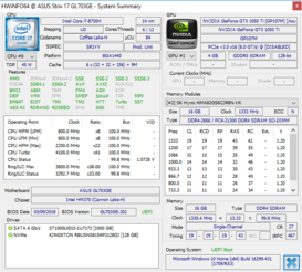 Asus GL703GE - HWiNFO64.