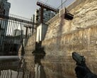 Image de Half-Life 2 : Update montrant une arme et des égouts. (Source de l'image : Steam) 