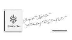 Le PineNote dispose d'un grand écran e-ink. (Source de l'image : PINE64)