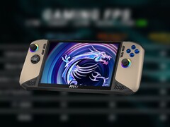 Le MSI Claw 8 AI+ dispose de deux ports Thunderbolt 4. (Source de l'image : MSI, Dave2D, édité)