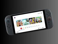 Menu d'accueil de la Nintendo Switch 2 (Source de l'image : Nintendo of America avec modifications)
