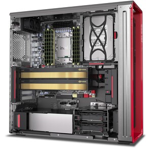 Lenovo ThinkStation P5 - Intérieur. (Source de l'image : Lenovo)