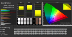 Calman ColorChecker : Espace couleur DCI-P3