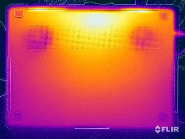 Essai de résistance aux températures de surface (face inférieure)