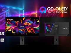 MSI MPG OLED 322URDX36 avec panneau QD-OLED de 5e génération.