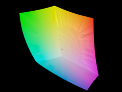 L'espace colorimétrique sRGB est couvert à 100 %