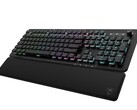 Clavier de jeu mécanique Turtle Beach Vulcan II XP Air avec son repose-poignet souple amovible.