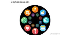 Une partie de l&#039;interface utilisateur présumée de la Huawei Watch 3. (Source : Weibo)