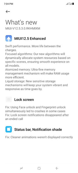 MIUI 12.5 Enhanced Edition pour le POCO F3. (Image source : Adimorah Blog)