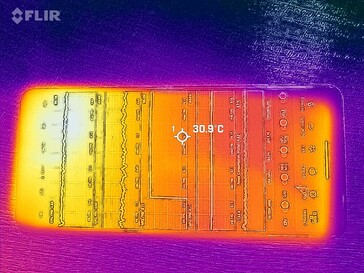 Carte thermique avant