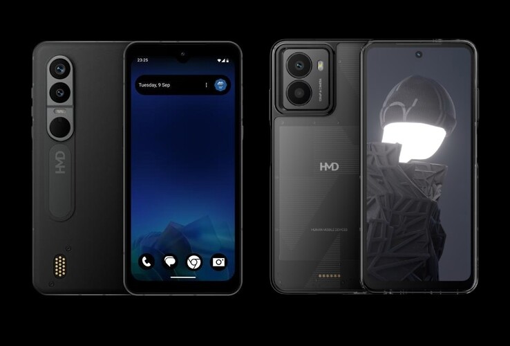 Le HMD Fusion 2 sera équipé de la deuxième génération d'aiguilles POGO, mais on ne sait pas si elles conserveront la même position que l'original ou si elles adopteront un style similaire à celui du HMD Lvalo XE. (Source de l'image : HMD)