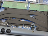 CPU Intel de 11e génération (à gauche) associé au GPU RTX 3050 de GeForce (à droite)