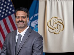 Madhu Gottumukkala et ChatGPT. (Source de l'image : CISA.gov, domaine public, édité par Notebookcheck)