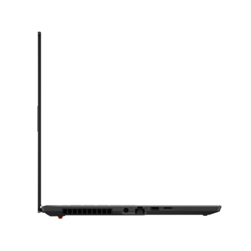 Asus Vivobook Pro 16X - Noir - Ports gauches. (Image Source : Asus)