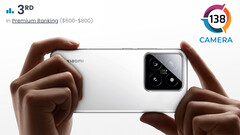 Le Xiaomi 14 obtient de bons résultats dans le segment haut de gamme de DxOMark (Source de l'image : Xiaomi et DxOMark [édité])