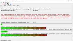 LatancyMon montre des latences élevées dans le RedmiBook Pro 15