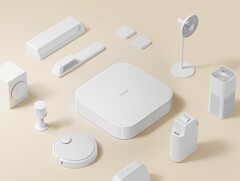 La Smart Multimode Gateway 2 de Xiaomi prend en charge les protocoles Bluetooth, Bluetooth Mesh et Zigbee. (Image source : Xiaomi)